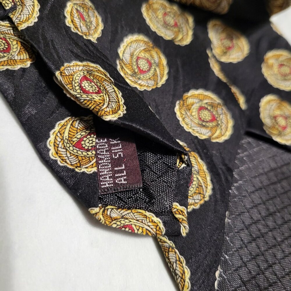 ENZO FELINI SILK TIE ROME/PARIS - Picture 5 of 5